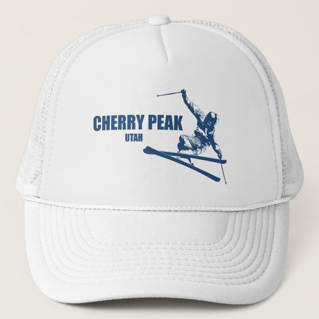 Gorra De Camionero Cherry Peak Resort Skier (Anverso)