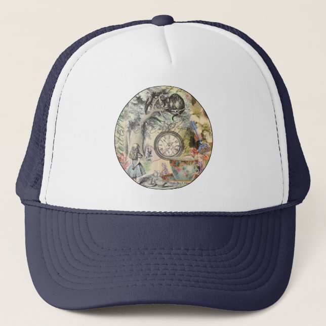 Gorra De Camionero Cheshire Cat Alice Wonderland Classic (Anverso)