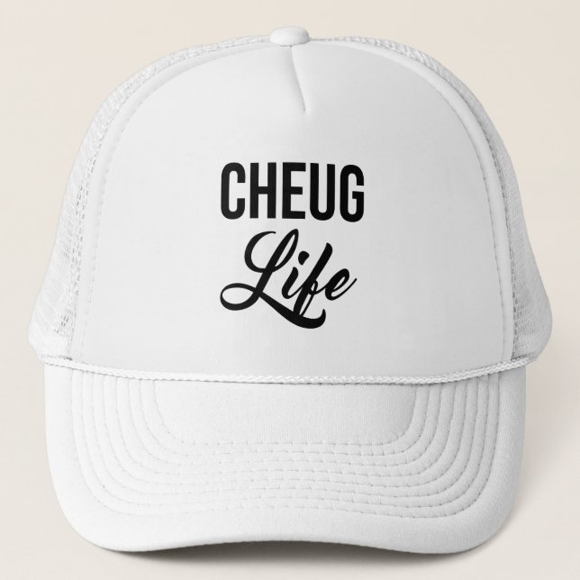 Gorra De Camionero Cheug Life Funny Cheugy Millennial (Anverso)
