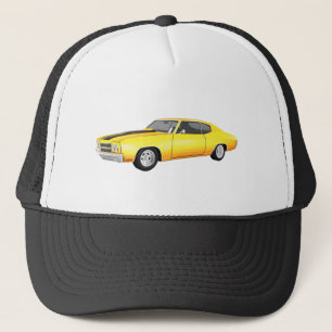 Gorra De Camionero Chevelle 1970 SS: Final amarillo: