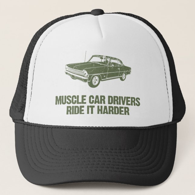Gorra De Camionero Chevrolet 1967 Nova SS (Anverso)