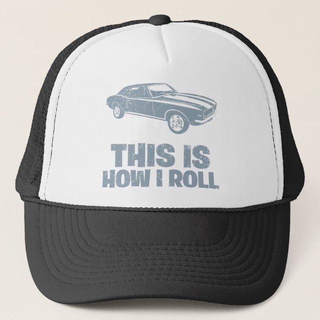 Gorra De Camionero Chevrolet Camaro 1967 SS 396 (Anverso)