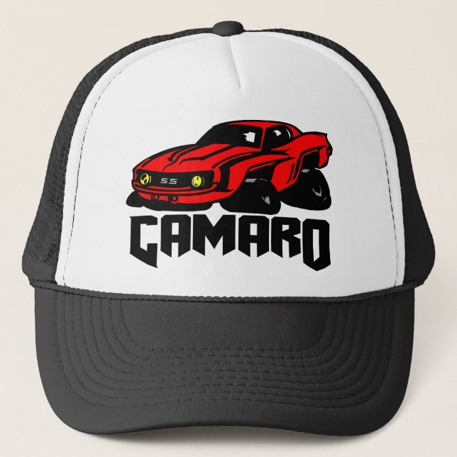 Gorra De Camionero Chevrolet Camaro SS (Anverso)