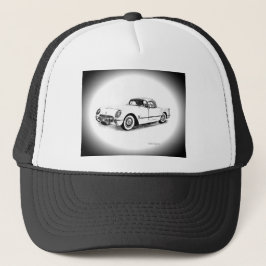 Gorra De Camionero Chevrolet Corvette 1954