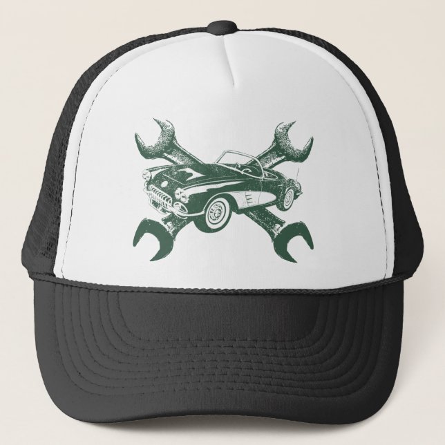 Gorra De Camionero Chevrolet Corvette 1958 (Anverso)