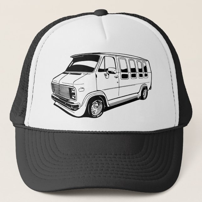 Gorra De Camionero Chevrolet G20 Van (Anverso)