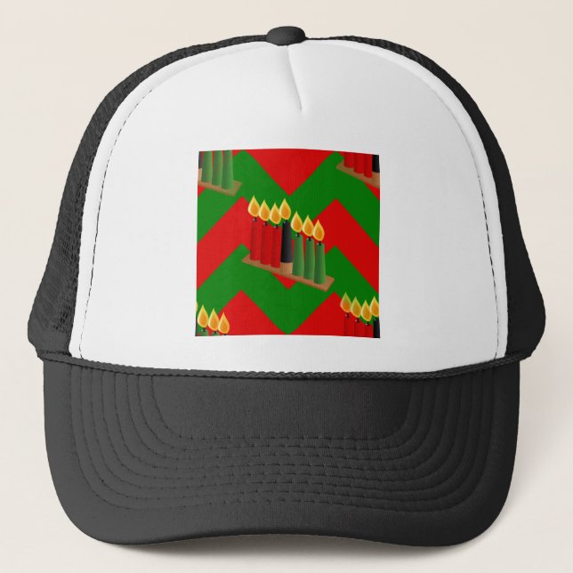 Gorra De Camionero chevron kwanzaa (Anverso)