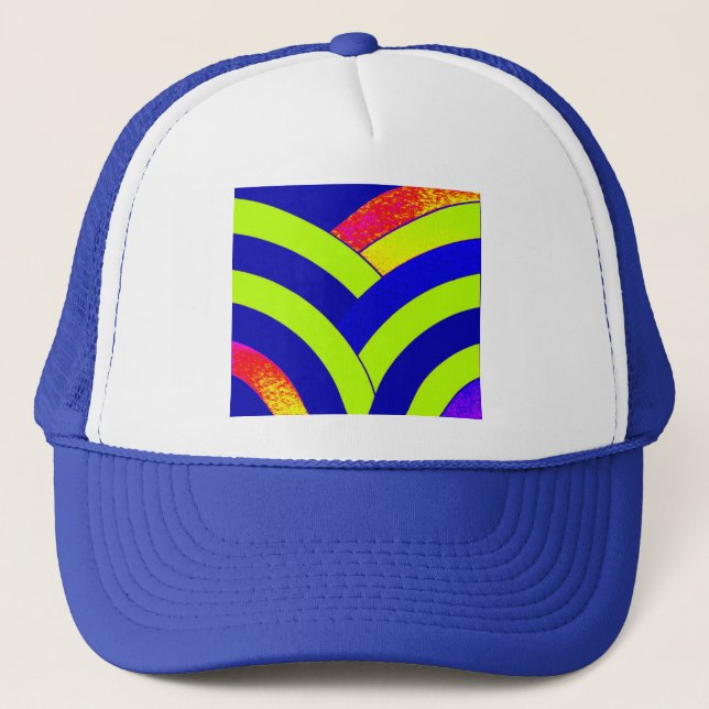 Gorra De Camionero chevron moderno y elegante de moda (Anverso)