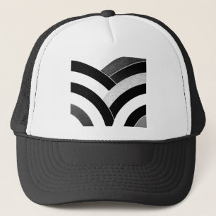 Gorra De Camionero chevron moderno y elegante de moda