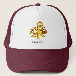 Gorra De Camionero Chi Rho Christogram