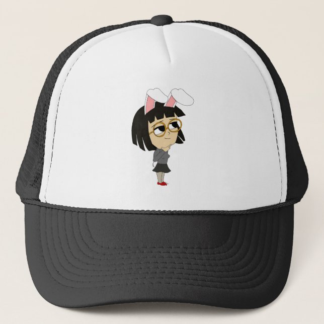 Gorra De Camionero chibi conejita (Anverso)