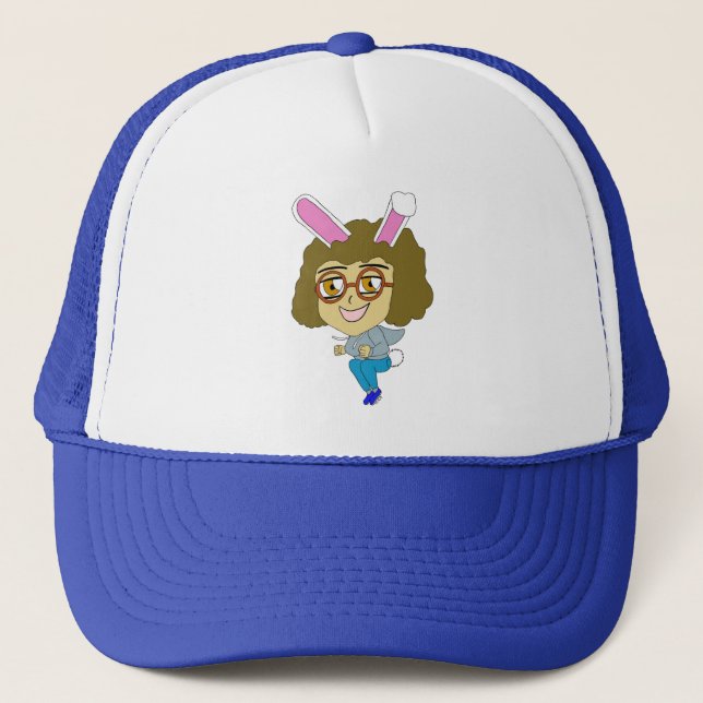 Gorra De Camionero chibi conejita (Anverso)