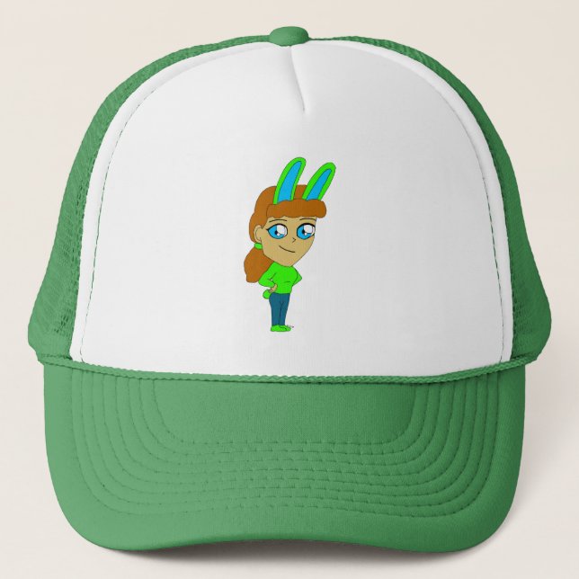 Gorra De Camionero chibi conejita (Anverso)