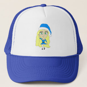 Gorra De Camionero Chibi de Navidad