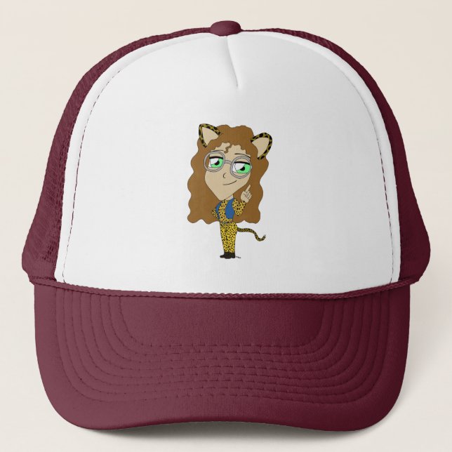 Gorra De Camionero chibi gatita  (Anverso)