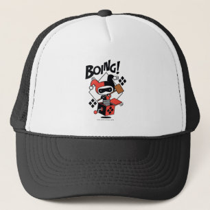Gorra De Camionero Chibi Harley-Quinn-In-A-Box Con Martillo