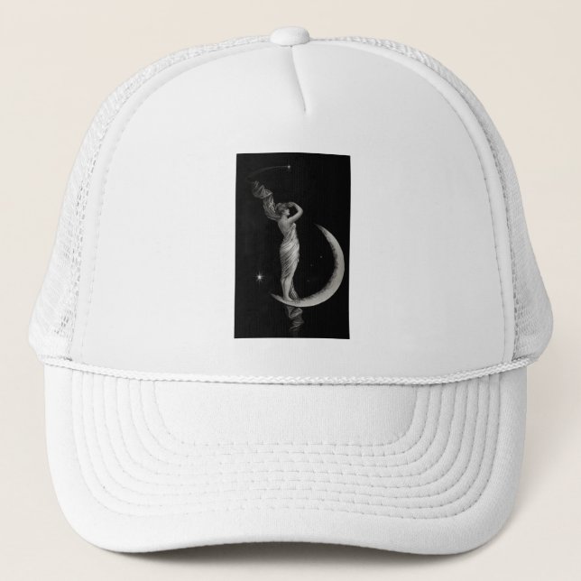 Gorra De Camionero Chica Art Nouveau Moon (Anverso)
