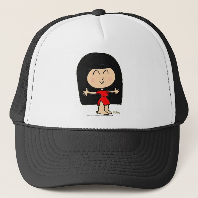 GORRA DE CAMIONERO CHICA ASIÁTICO LINDO (Anverso)