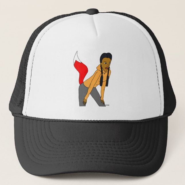Gorra De Camionero chica astuta  (Anverso)