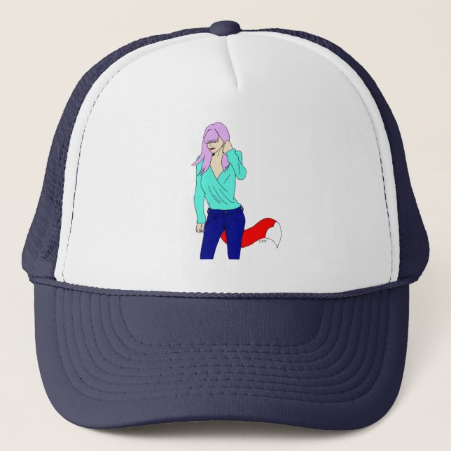 Gorra De Camionero chica astuta   (Anverso)