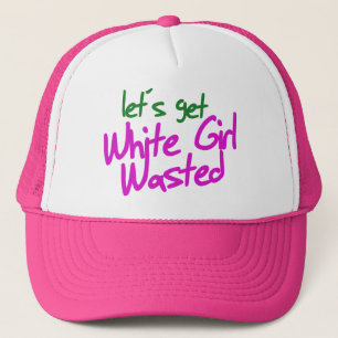 Gorra De Camionero Chica blanco desperdiciado