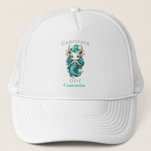 Gorra De Camionero Chica Capricornio Sirena Thunder_Cove