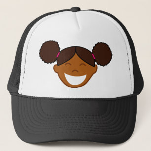 Gorra De Camionero Chica con Moños Afro