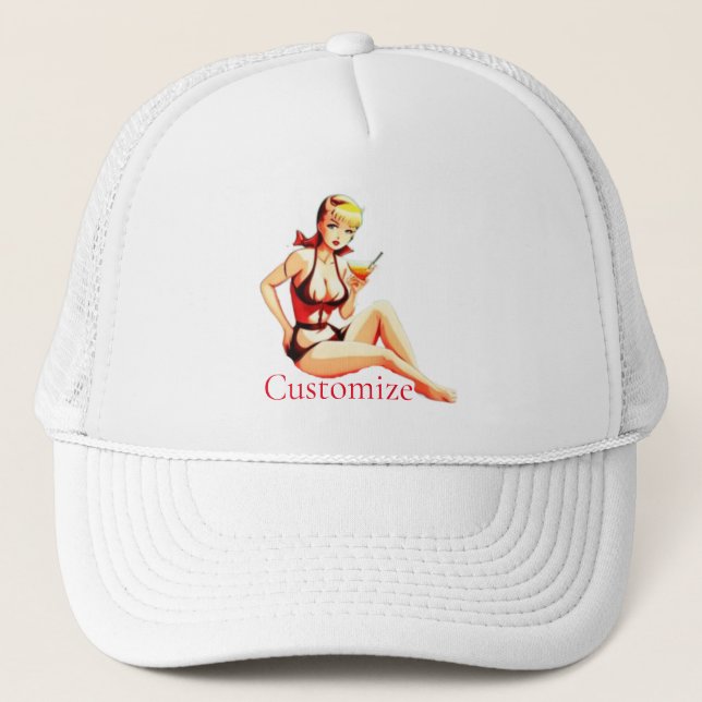 Gorra De Camionero Chica de Bikini Thunder_Cove (Anverso)