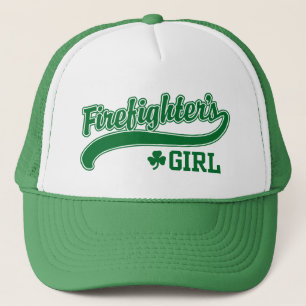 Gorra De Camionero Chica de bombero irlandés