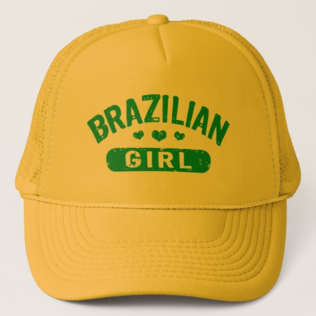 Gorra De Camionero Chica de Brasil (Anverso)