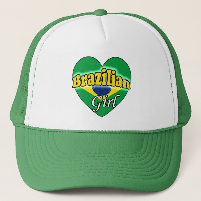 Gorra De Camionero Chica de Brasil (Anverso)