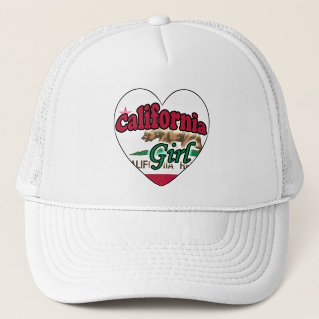 Gorra De Camionero Chica de California (Anverso)