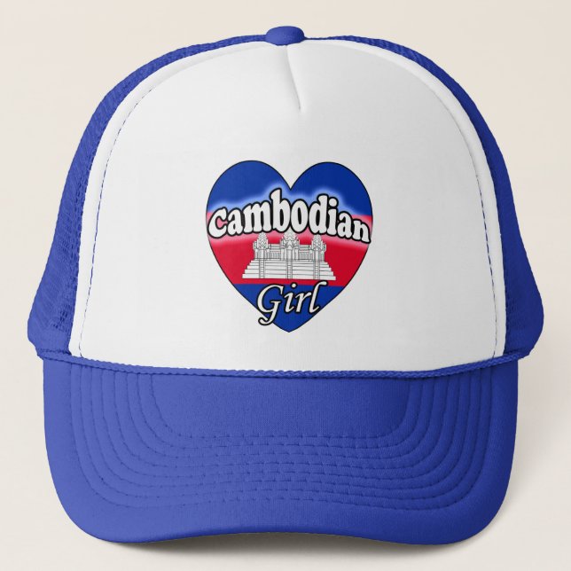 Gorra De Camionero Chica de Camboya (Anverso)