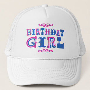 Gorra De Camionero Chica de cumpleaños