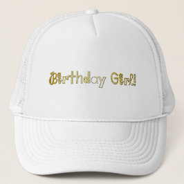 Gorra De Camionero ¡Chica de cumpleaños!