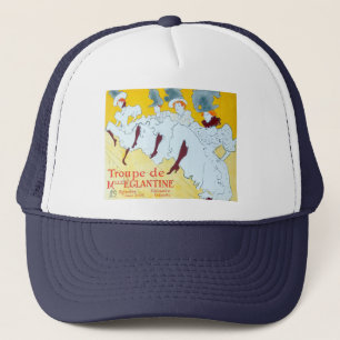 Gorra De Camionero Chica de danza amarilla Toulouse Lautrec Poster