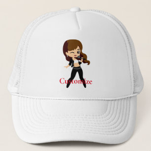 Gorra De Camionero Chica de Guay canta Karaoke Thunder_Cove