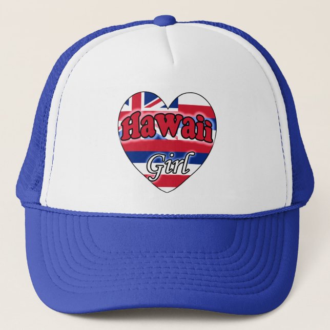 Gorra De Camionero Chica de Hawaii (Anverso)