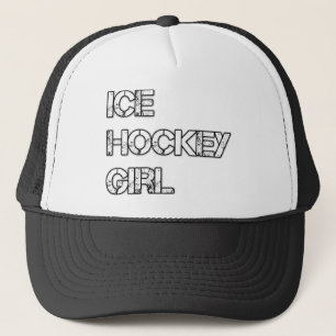Gorra De Camionero Chica de hokey de hielo