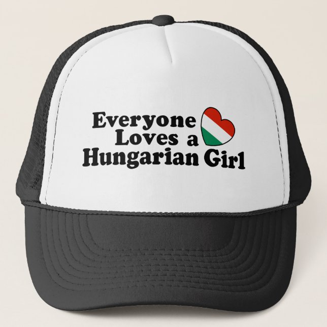 Gorra De Camionero Chica de Hungría (Anverso)