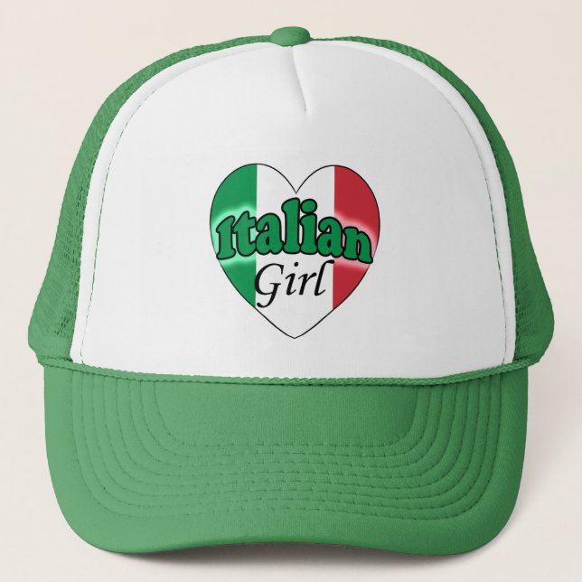 Gorra De Camionero Chica de Italia (Anverso)
