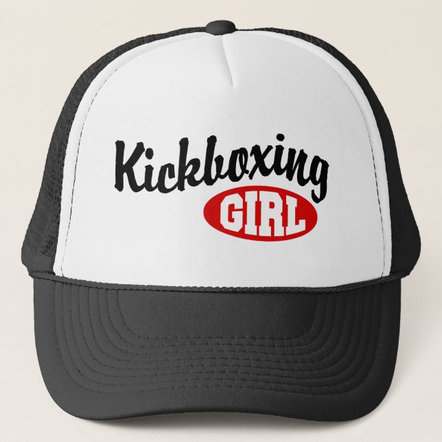 Gorra De Camionero Chica de Kickboxing (Anverso)
