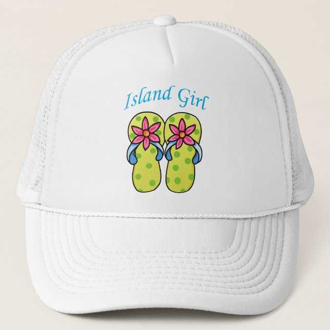 Gorra De Camionero Chica de la isla (Anverso)