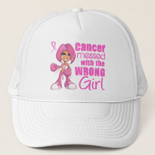 Gorra De Camionero Chica de Lucha contra el Cáncer de Mama 1