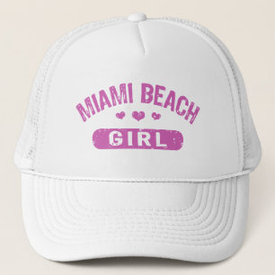 Gorra De Camionero Chica de Miami Beach