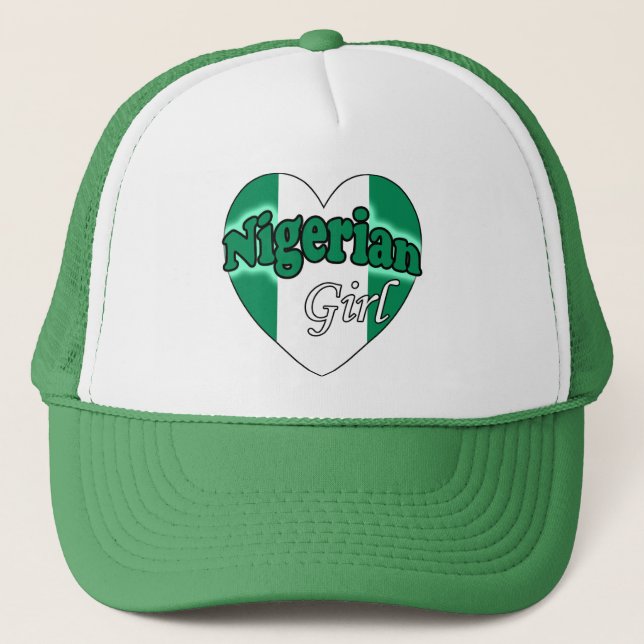 Gorra De Camionero Chica de Nigeria (Anverso)