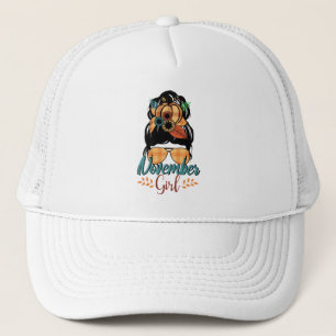 Gorra De Camionero Chica de noviembre - Autumy Messy Bun Vibes