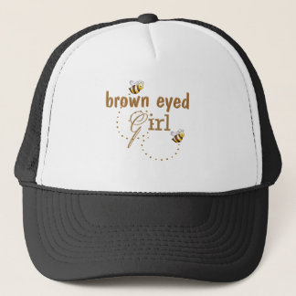 Gorra De Camionero Chica de ojos marrones
