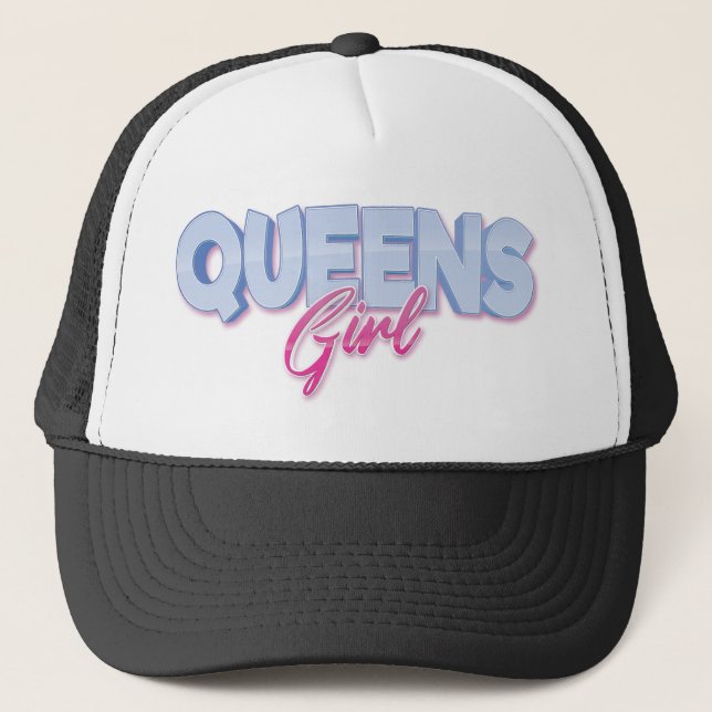 Gorra De Camionero Chica de Queens (Anverso)
