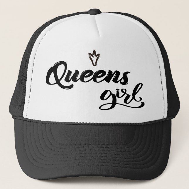 Gorra De Camionero Chica de Queens (Anverso)